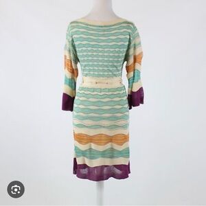 Missoni kimono sleeve dress with boatneck large